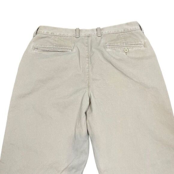 J. Crew Classic Fit Chino Khaki Flat Front Beige Tan Men's pants size 32x34 - Picture 7 of 10